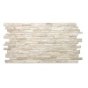 Panou Decorativ PVC 3D Piatră Crem 96x48.5 cm - DMS, Acoperire 0.48mp, Impermeabil, Montaj Ușor