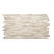 Panou decorativ, PVC, model piatra 3D, nuante crem, 96x48.5 cm