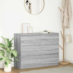 vidaXL Servantă, gri sonoma, 100x35x76 cm, lemn prelucrat 3328503
