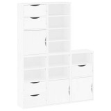 Cumpara ieftin Dulapuri laterale 5 buc ODDA alb 40x24x79 cm lemn masiv de pin