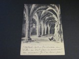 Carte Poștală Vintage Elveția - Castelul Chillon , &rdquo;&Icirc;nchisoarea Bonivard&rdquo; (cel mai probabil din perioada 1900&ndash;1940), Circulata, Printata