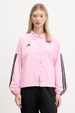 adidas geacă House of Tiro culoarea roz, de tranziție, JL7648