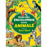 Prima mea enciclopedie despre animale, Tony wolf, Litera