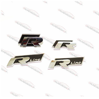 Embleme R-line set 4 buc Volkswagen Passat, Golf, Tiguan, Scirocco foto