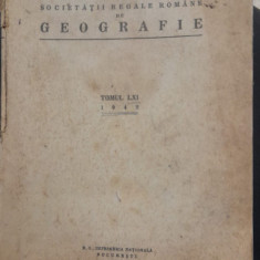 BULETINUL SOCIETATII REGALE ROMANE DE GEOGRAFIE , TOMUL LXI , 1942 T9