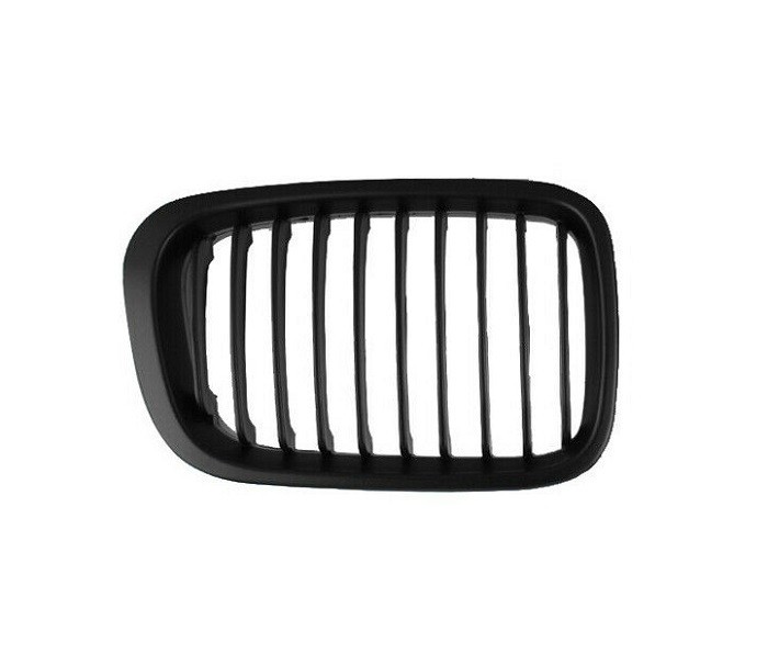 Grila masca radiator Bmw Seria 3 (E46), Sedan/Combi, 06.1998-09.2001, Fata, partea Dreapta, negru/negru, Aftermarket