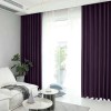 Set draperie din catifea blackout cu rejansa transparenta cu ate pentru galerie, Madison, 150x235 cm, densitate 700 g/ml, Thamarind, 2 buc