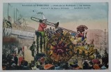 CARNAVAL DE NICE , CHAR DE LA MUSIQUE , LE CANON , CARTE POSTALA ILUSTRATA , 1908