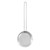 Spumiera cu sita ZOkura, diametru 12.5 cm, maner 24.8 cm, inox, Argintiu