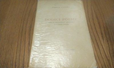 DODICI POESIE - le XILOGRAFIE di D. ANNA CASADEI - Roberto Lucifero -ex. N. 46 foto