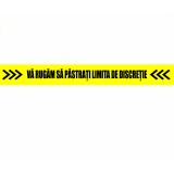 Autocolant Podea - Va rugam pastrati limita de discretie - 94x10 cm - set 5 buc