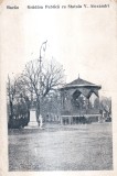Bacau. Gradina Publica Cu Statuia V. Alexandri (circulata)