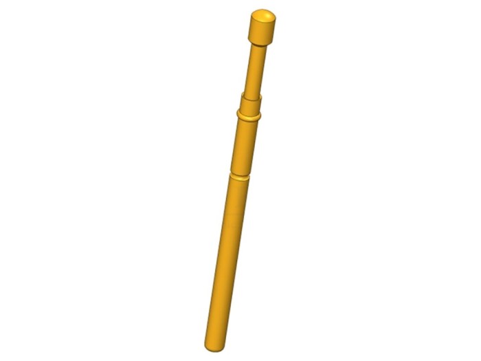 Ac de testare 4mm, aurit, 5A