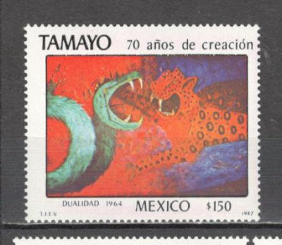 Mexic.1987 70 ani de creatie R.Tamayo-Pictura PM.51 foto