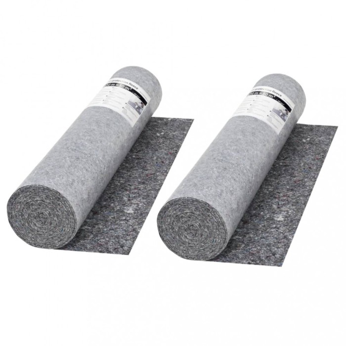Protectie antiderapanta podea zugravi, 2 buc. 50m, 280g/m&sup2;, gri