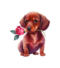 Sticker decorativ Catel, Roz, 63 cm, 5910ST foto