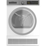Uscator de rufe Fram FCD-V8T2B, Condensare, 8 kg, Clasa B, Display LED, Iluminare cuva, Start intarziat, Anti-sifonare, Alb