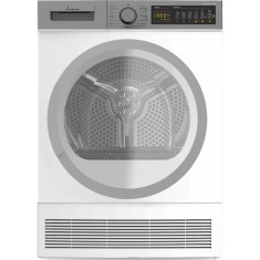 Uscator de rufe Fram FCD-V8T2B, Condensare, 8 kg, Clasa B, Display LED, Iluminare cuva, Start intarziat, Anti-sifonare, Alb