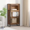 VidaXL Dulap pentru cărți Lemn Vechi 80 x 30 x 155 cm Lemn compozit 886394