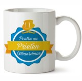Cana alba personalizata Pentru Un Prieten Extraordinar, INOVATIX&reg;. 330ml, Oem