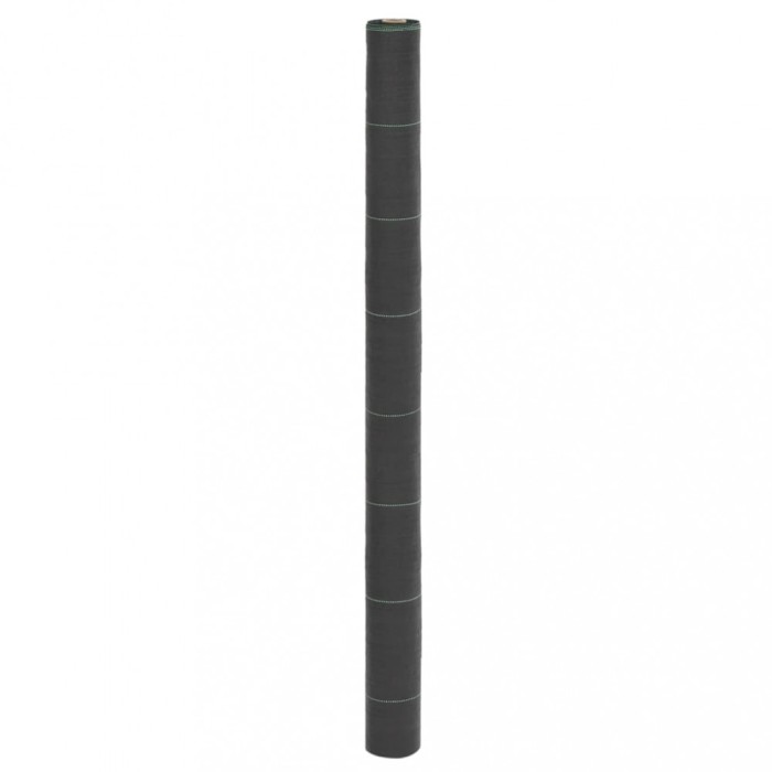 Membrană antiburuieni, negru, 1,5x100 m, PP