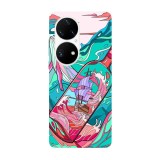 Husa compatibila cu Huawei Nova Y70 model Lost inside, Silicon, TPU, Viceversa, Transparent, Carcasa