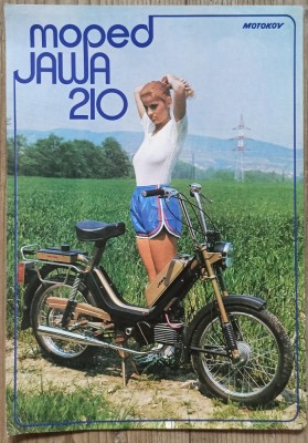 Pliant prezentare moped Jawa 210 foto