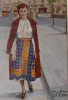 Rom&acirc;nia 1940 Frank - port popular rom&acirc;nesc feminin, Portrete, Acuarela, Realism