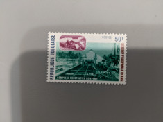 togo - Timbre trenuri, locomotive, cai ferate, nestampilate, MNH foto