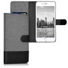 Husa pentru Apple iPhone 8 Plus / iPhone 7 Plus, Textil, Gri, 39496.22, Kwmobile