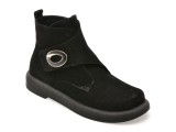 Ghete GRYXX negre, 213013, din piele intoarsa