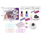 Set manichiura pentru fetite cu uscator electric si accesorii