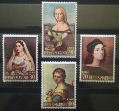 BC524, San Marino 1963, serie picturi Rafael foto