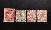 Shanghai posta locala - lot 4 timbre MH, Nestampilat