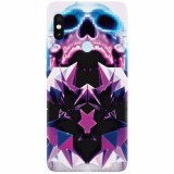 Husa silicon pentru Xiaomi Remdi Note 5 Pro, Abstract Framed Skull