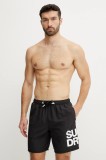 Superdry pantaloni scurți de baie culoarea negru, M3010247A-02A