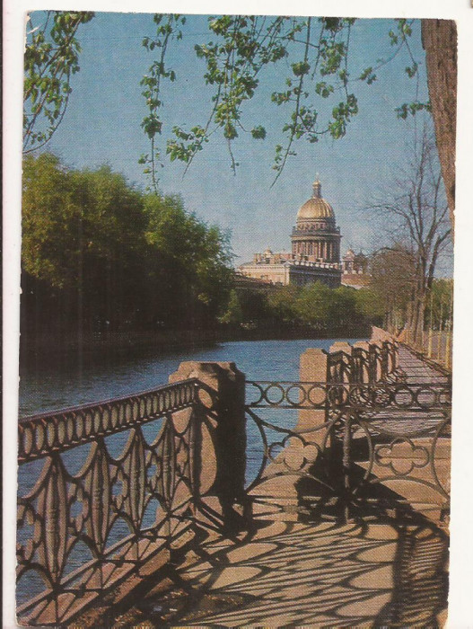 CP5-Carte Postala- RUSIA - Leningrad, Catedtrala Sf. Isaac, necirculata 1974