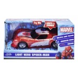 JADA MARVEL MASINUTA LIGHT HERO SPIDER MAN CU SUNETE SI LUMINI SCARA 1:32