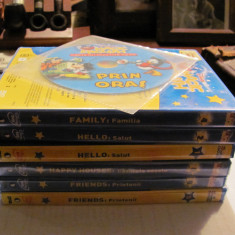 GE - Lot 7 DVD "MAGIC ENGLISH" 1, 2 x2 (diferite), 4, 5, 6, 8 / De AGOSTINI