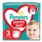Scutece-chilotel Pampers Pants Jumbo Pack Marimea 3, 6-11 kg, 124 buc