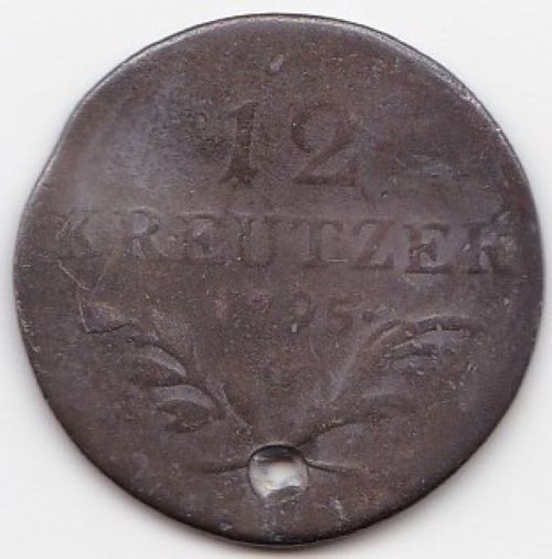 AUSTRIA 12 KREUZER 1795 agatata