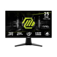 MSI MAG 255F E20 , Monitor Gaming 24.5 Rapid IPS, FHD, 200Hz, 0.5ms, 300 cd m &sup2;, 2A HDMI, DP