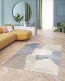 Cumpara ieftin Covor Premium Belgian Model Alaska P0585-570, Marime 120 x 160 cm, Bej, Antialergic, Poliester Reciclat, Living, Dormitor, Sufragerie, Birou