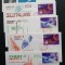 URSS-cosmos--lot 5 plicuri-FDC- circulate