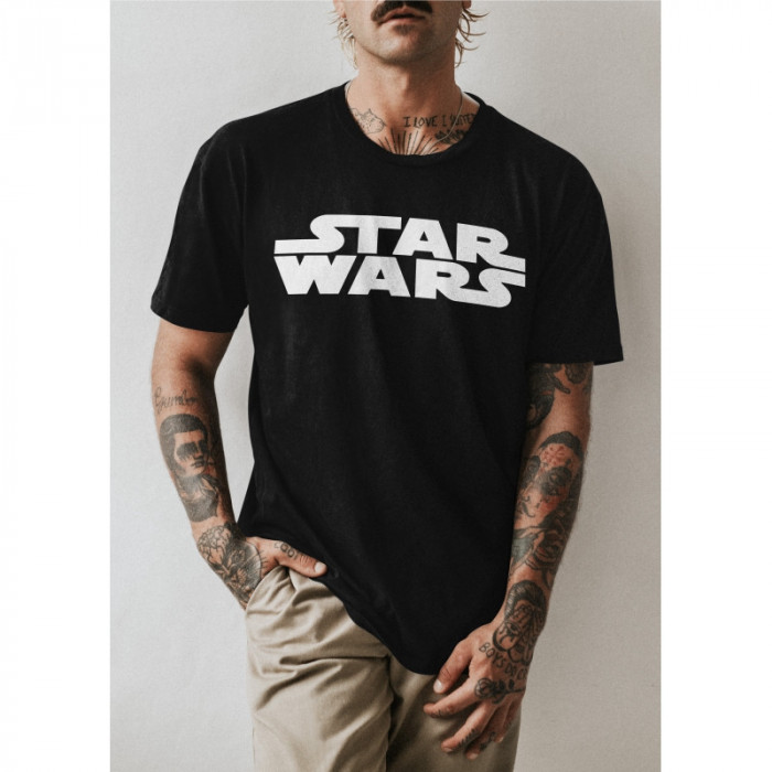 Tricou personalizat barbat &quot;STAR WARS&quot;, Negru, Marime M