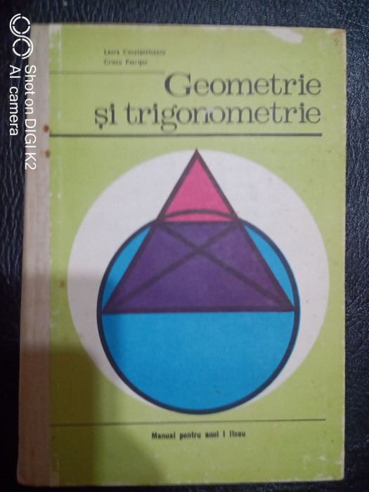 Geometrie si trigonometrie manual pentru anul I liceu-Laura Constantinescu