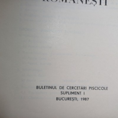 ISTORIA IHTIOLOGIEI ROMANESTI-GEORGE D.VASILIU-1987 X1. foto