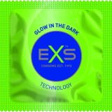 Prezervativ Fluorescent EXS, Glow in the Dark, 1 bucata