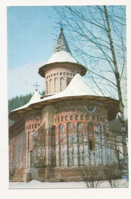 RF56 -Carte Postala- Biserica Voronet, circulata 1968 foto