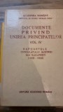 Documente privind Unirea Principatelor Vol. IV Rapoartele consulatului Austriei din Bucuresti (1856-1859) - Dan Berindei